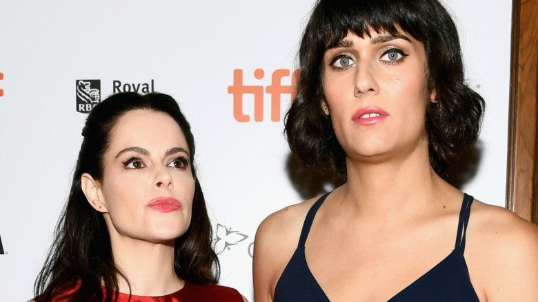 Teddy Geiger and Emily Hampshire