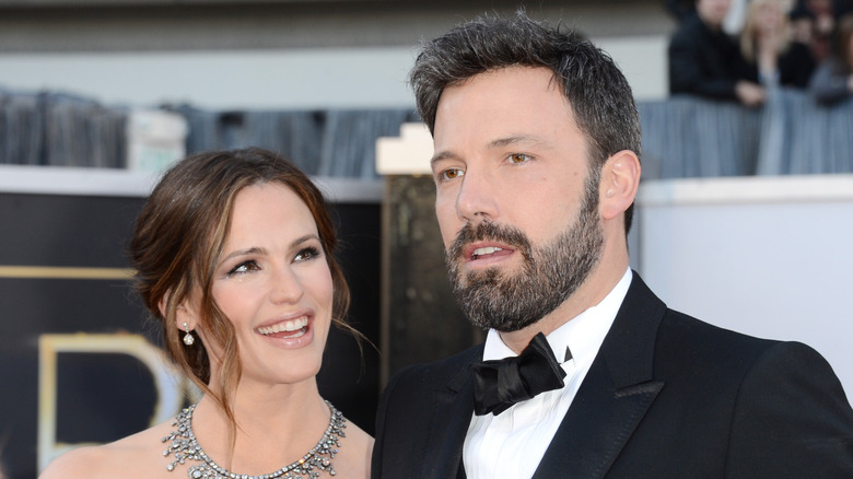 Jennifer Garner and Ben Affleck at an event