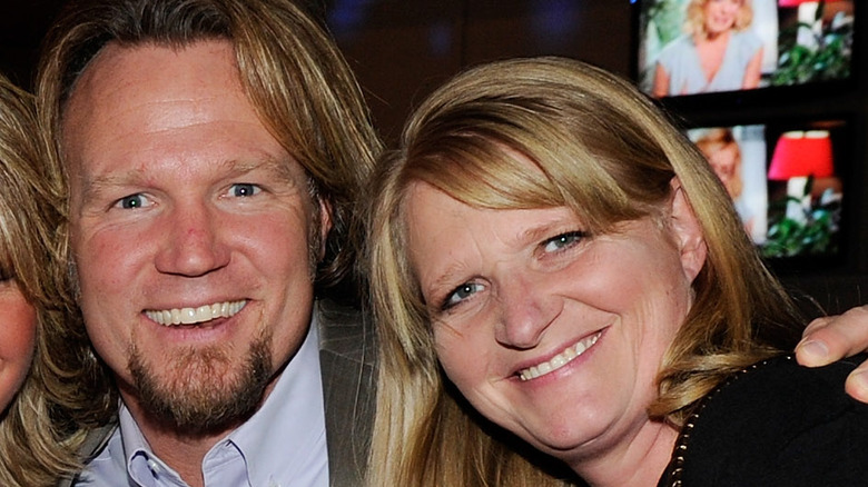 Christine Brown and Kody Brown smiling