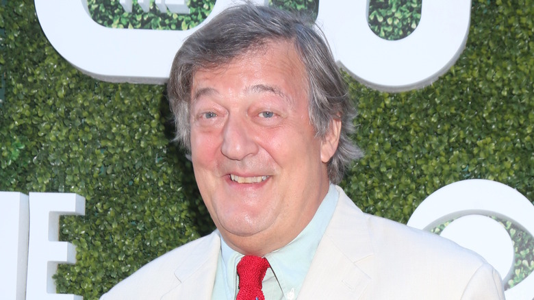 Stephen Fry smiling