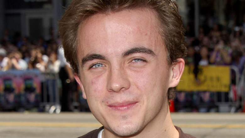 Frankie Muniz smiling at camera