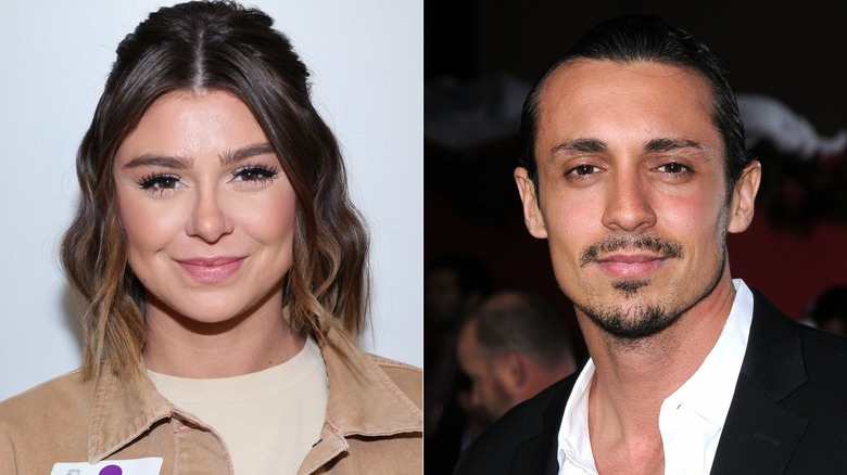 Raquel Leviss posing, Peter Madrigal posing