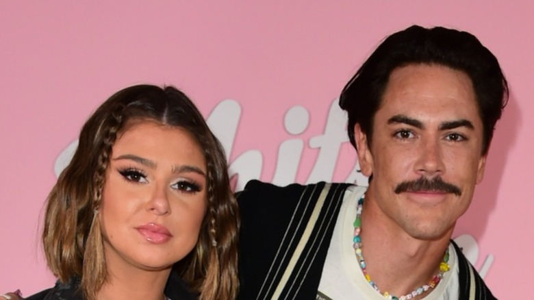 Raquel Leviss and Tom Sandoval posing together