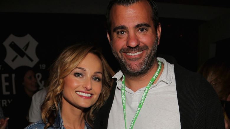 Giada De Laurentiis and Shane Farley smiling