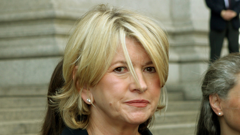 Martha Stewart at Federal Court in Manhattan
