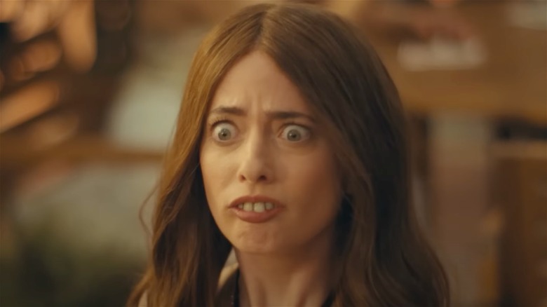 Sarah Sherman as Aimee Lou Wood in The White POTUS sketch