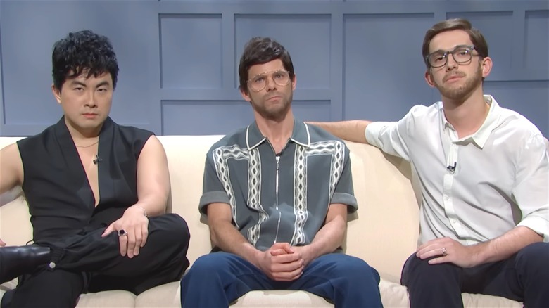 Still from the SNL Try Guys sketch