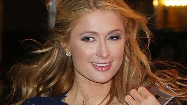 Paris Hilton smiling