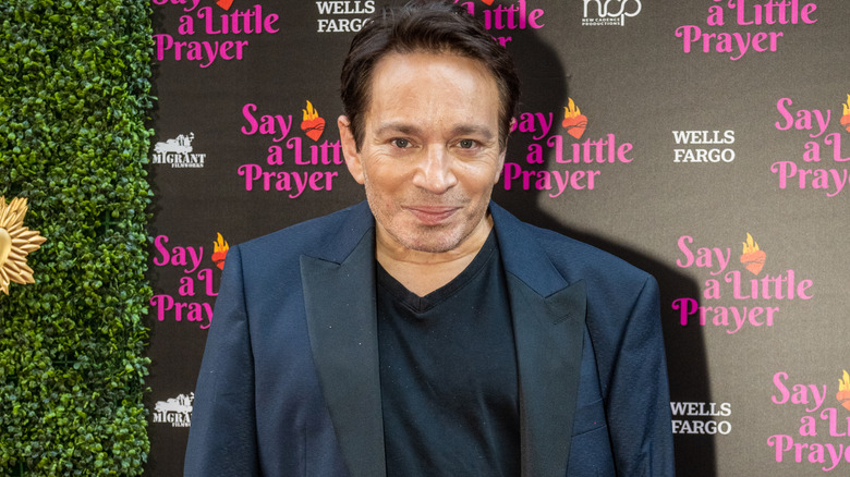 Chris Kattan attending premiere of Say a Little Prayer