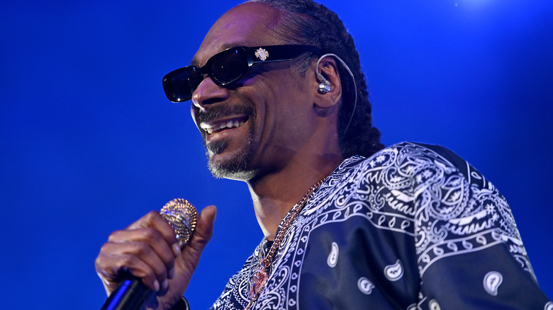Snoop Dogg performing