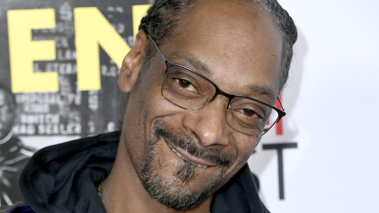 Snoop Dogg wearing glasses