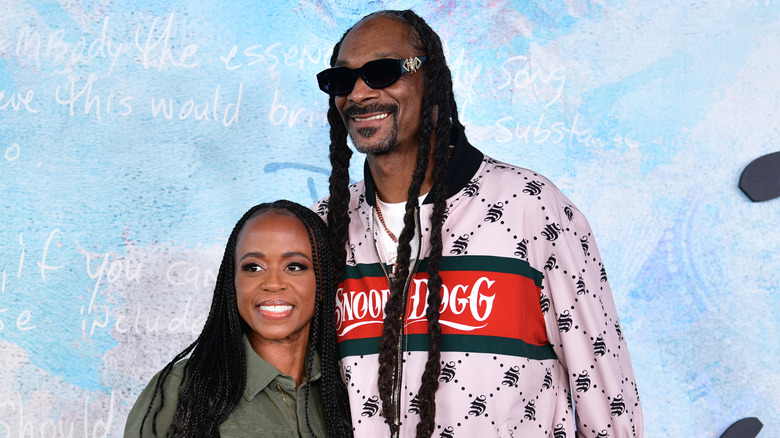 Shante Broadus and Snoop Dogg smiling