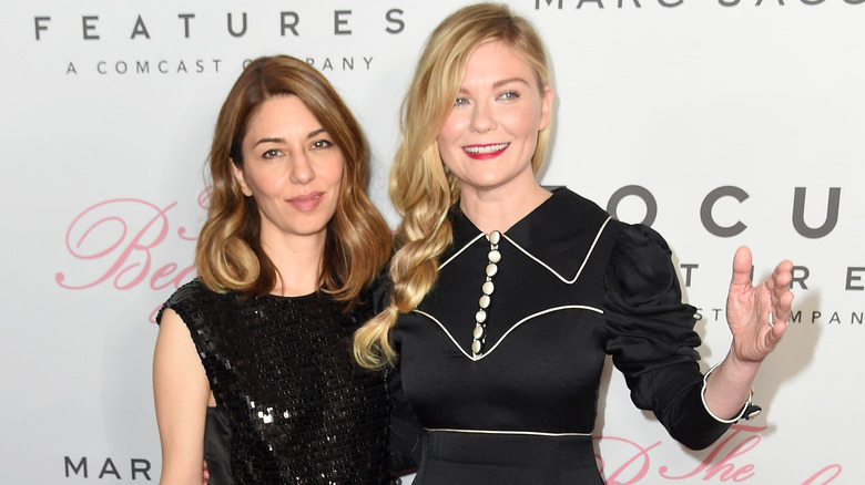 Sofia Coppola and Kirsten Dunst attending premiere