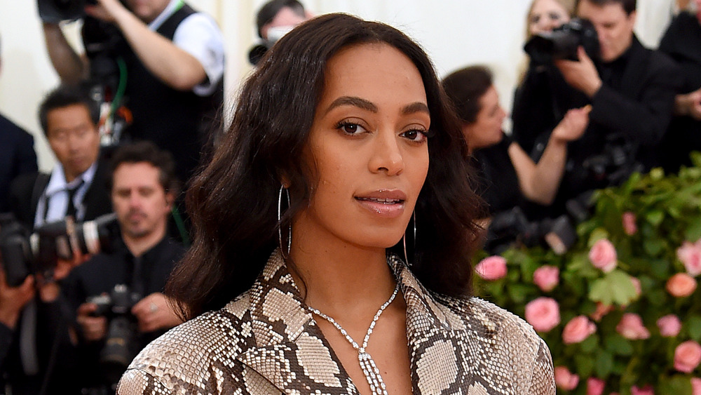 Solange Knowles on the red carpet