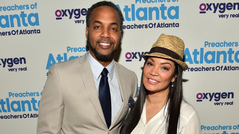 Mike Jackson and Egypt Sherrod posing together with big smiles