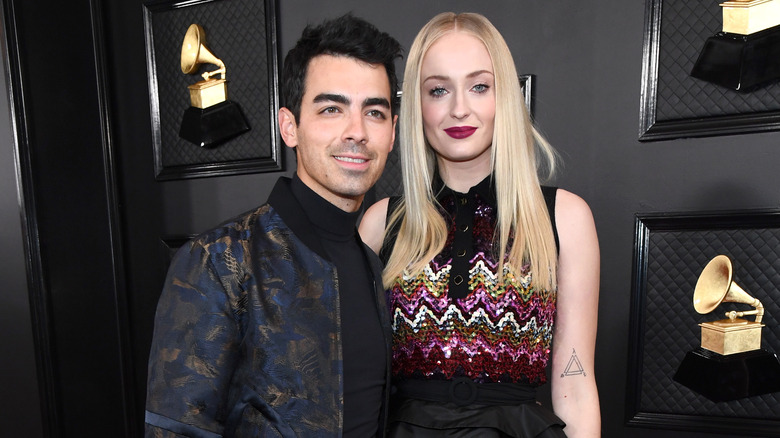 Joe Jonas and Sophie Turner smiling