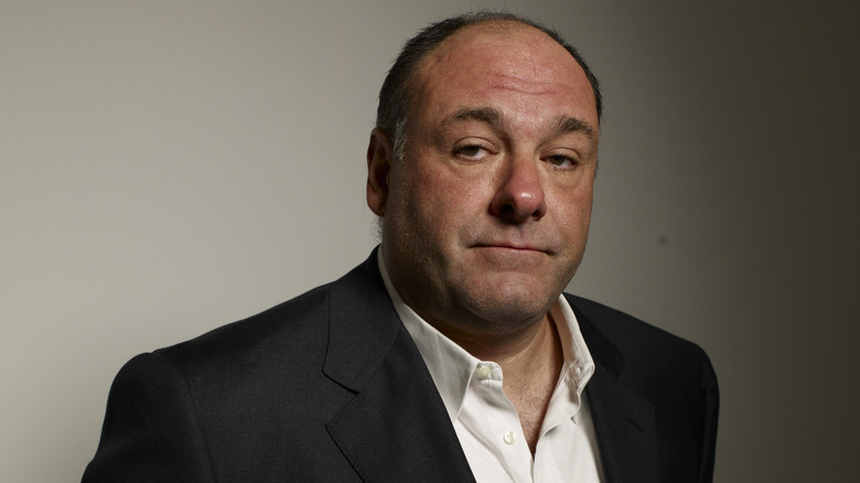 James Gandolfini black suit