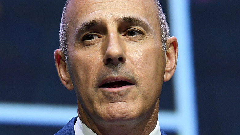 Matt Lauer attending awards event