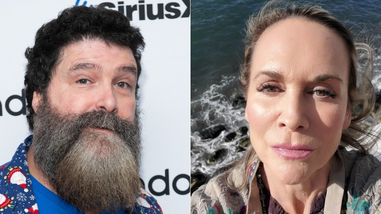 Mick Foley red carpet; Colette Foley selfie