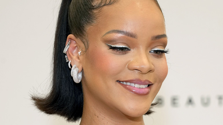 Rihanna smiling