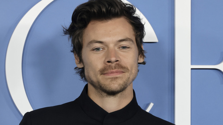 Harry Styles in black
