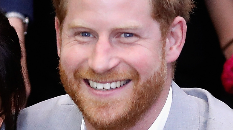 Prince Harry smiling