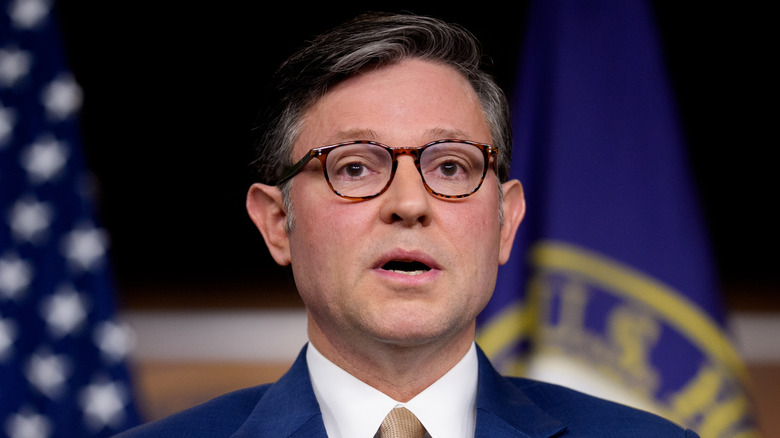 speaker Mike Johnson speaking