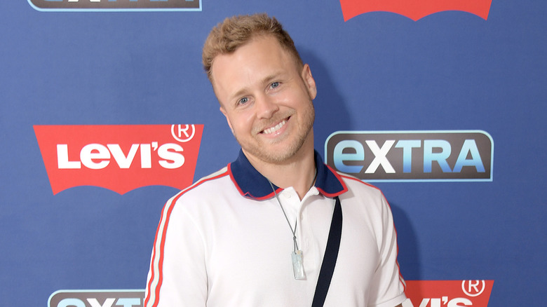 Spencer Pratt and Heidi Montag pose 