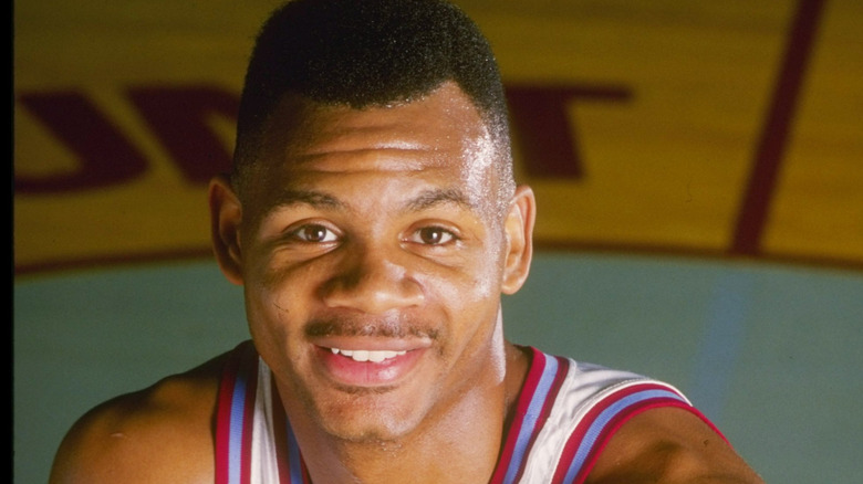 Hank Gathers smiling