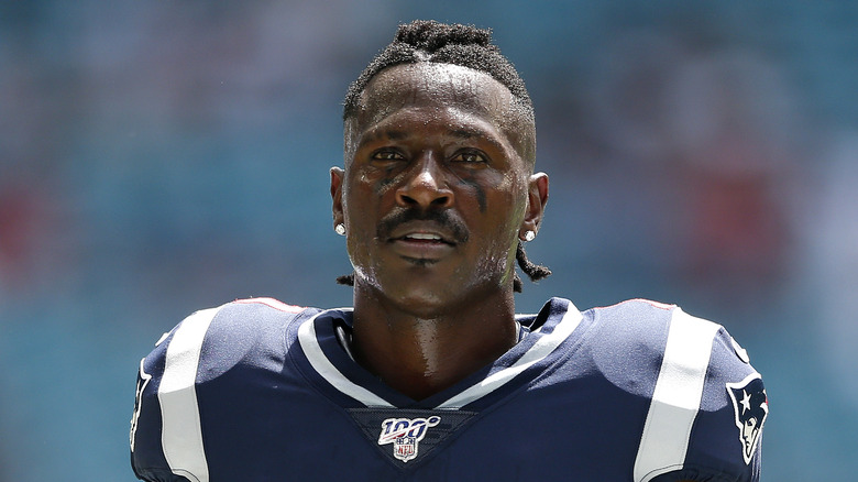 Antonio Brown playing an NFL game