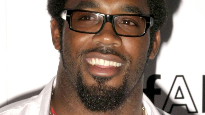 Dhani Jones smiling
