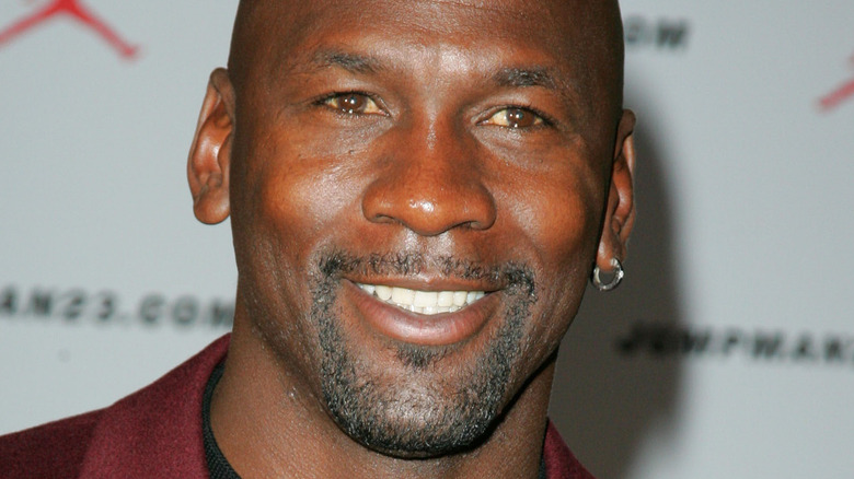 Michael Jordan smiling