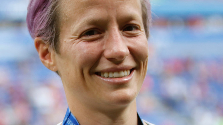 Megan Rapinoe smiling
