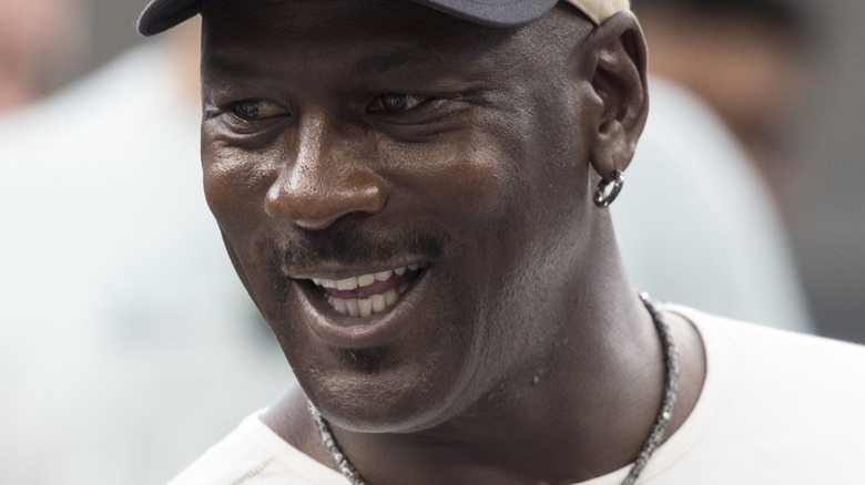 Michael Jordan smiling