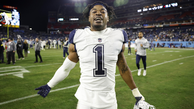 Kelvin Joseph on the field in his Dallas Cowboys uniform