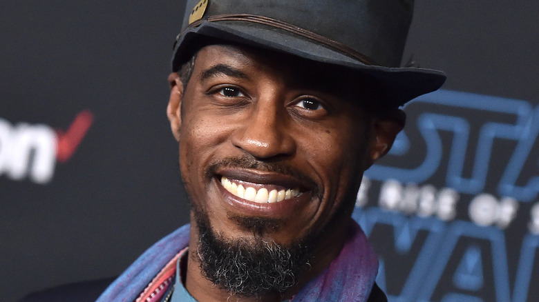 Ahmed Best grinning