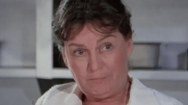 Betty Harford on set