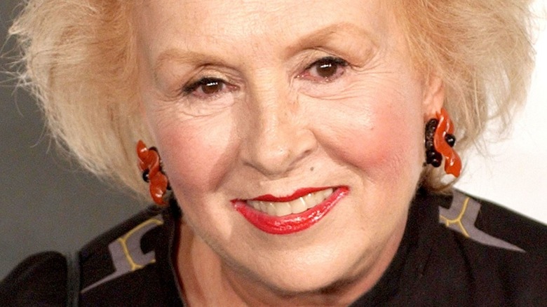 Doris Roberts, smiling