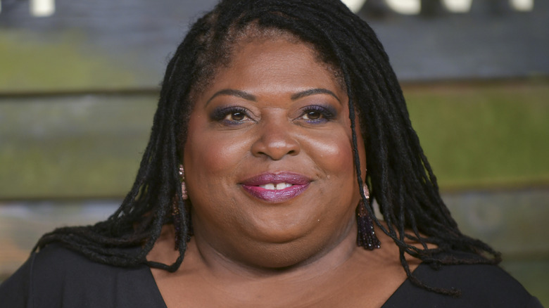 Sonya Eddy at the 2022 premiere of The Last Days of Ptolemy Gray