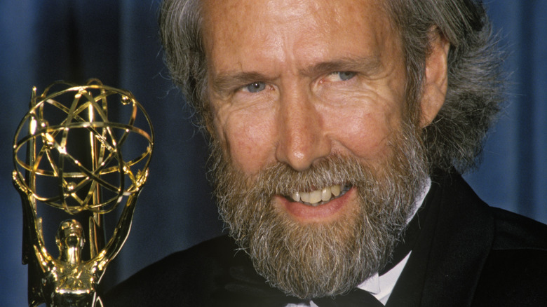 Jim Henson with Emmy Award
