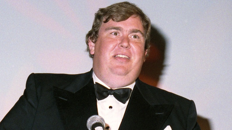 John Candy wearing a tux