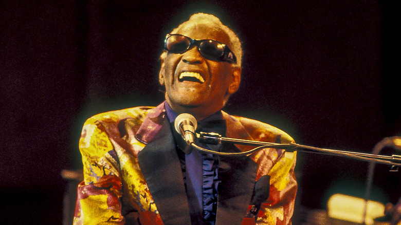 Ray Charles performing