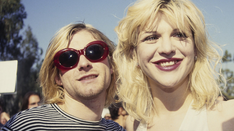 Courtney Love and Kurt Cobain