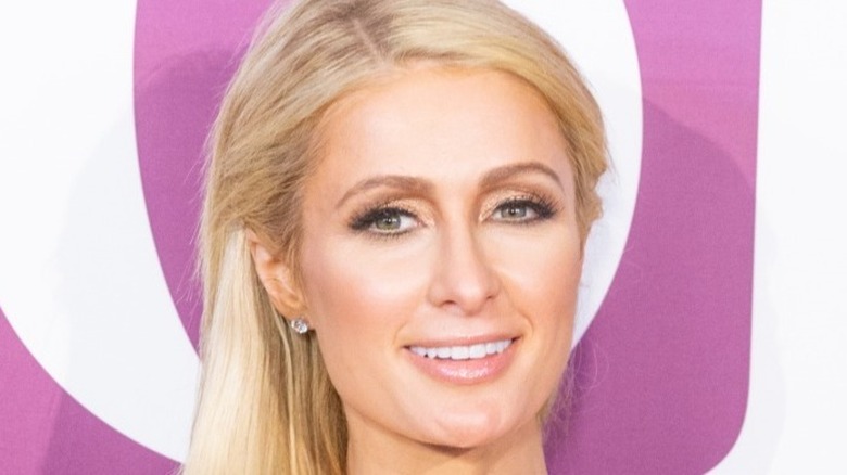 Paris Hilton smiling