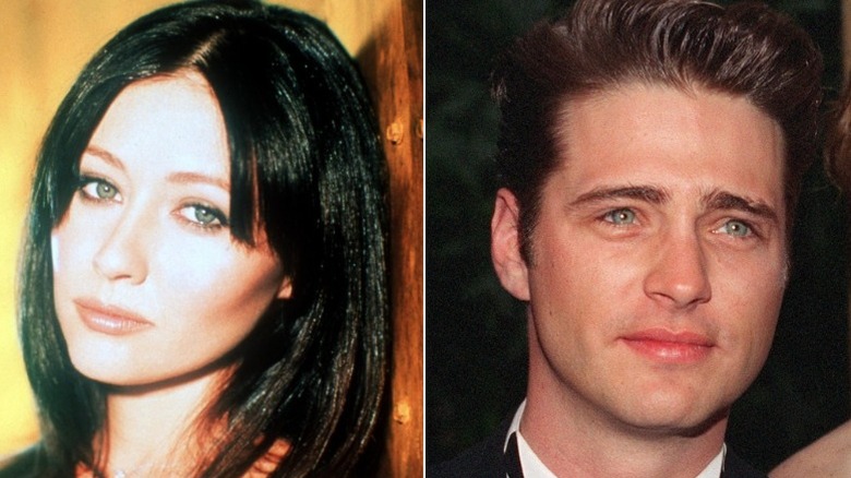 Shannen Doherty and Jason Priestley