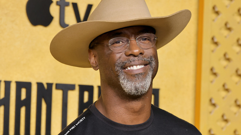 Isaiah Washington in cowboy hat
