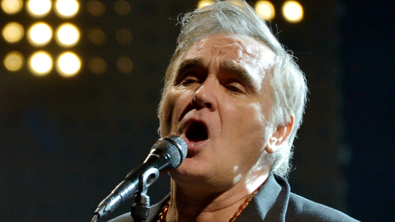 Morrissey singing