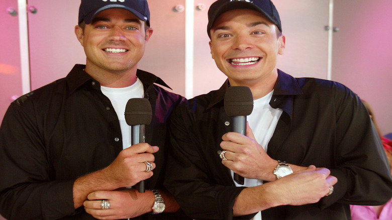 Carson Daly and Jimmy Fallon