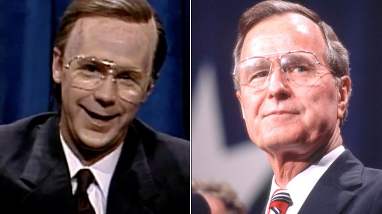 Dana Carvey and George H.W. Bush