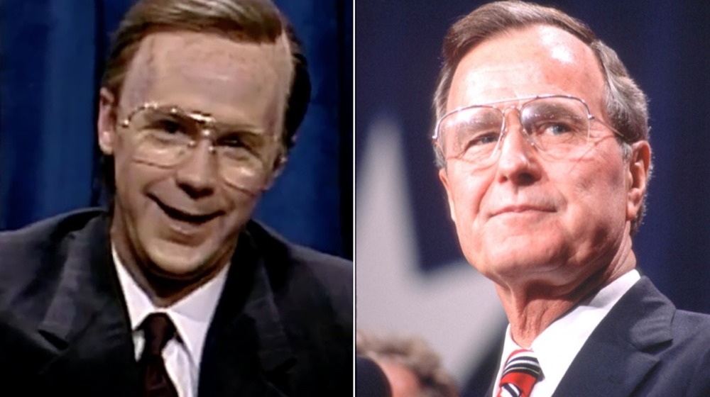 Dana Carvey and George H.W. Bush